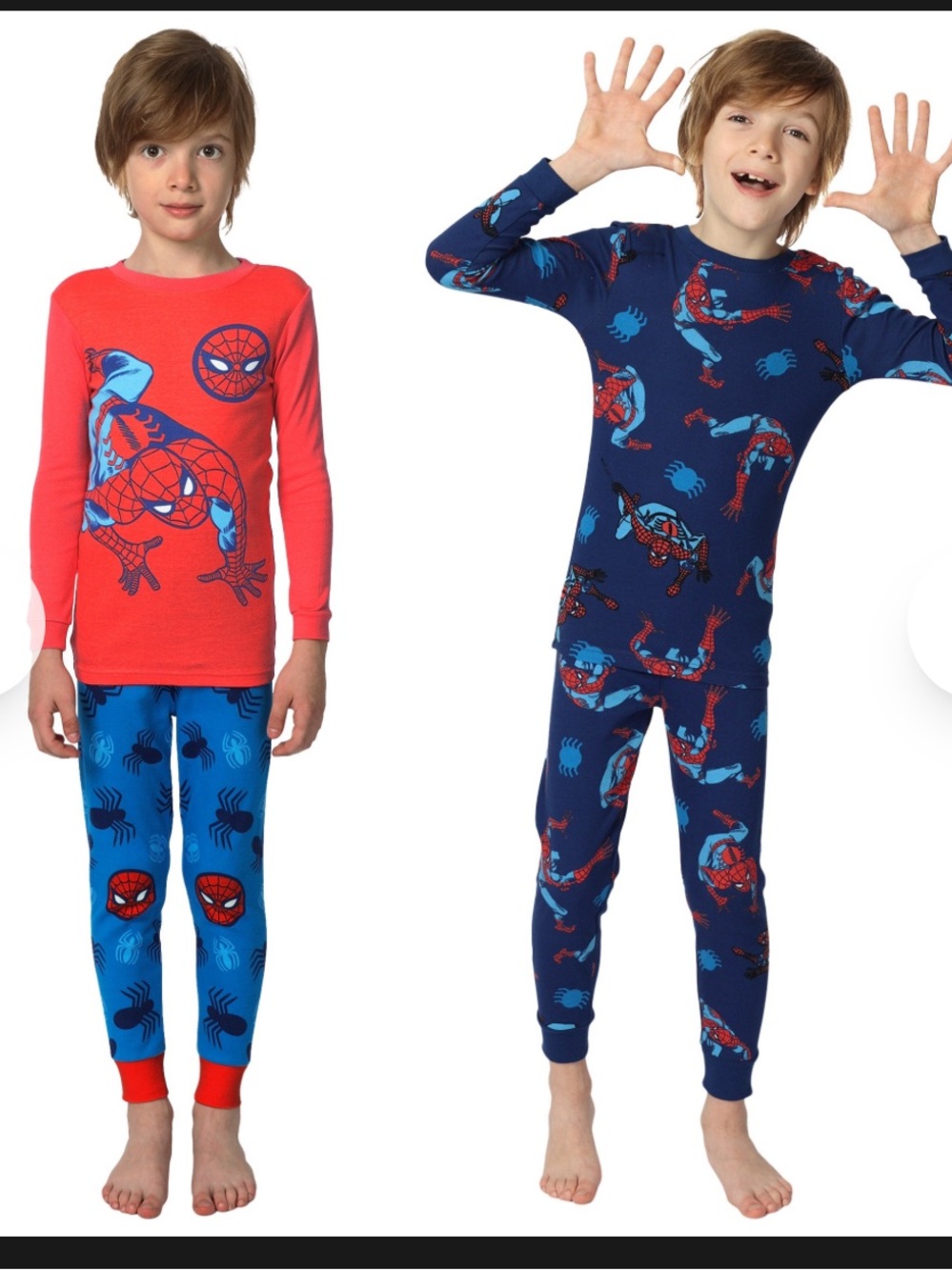 Kids 4-pc Spider Man Glow in The Dark Pajama Set